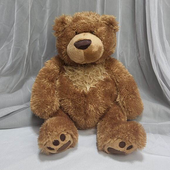GUND Slumbers 12" Teddy Bear Plush Stuffed Animal Toy Brown Tan Cuddly Soft VTG - Picture 2 of 12